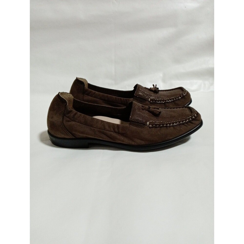 Women’s SAS Hope Slip On Brown Leather Tassel Comfort  Loafers 7.5 Shoe USA - Picture 2 of 14